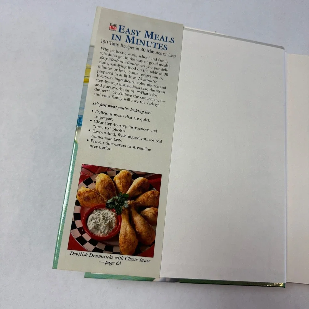 Time Life Books Easy Meals in Minutes 150 Tasty Recipes 30 Minutes‎ or Less 1998